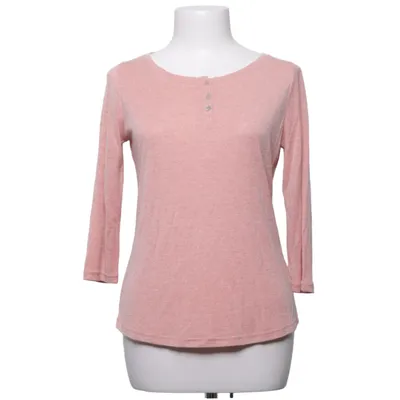 Henley shirt (Pink) from Carla F Polyester, Viscose