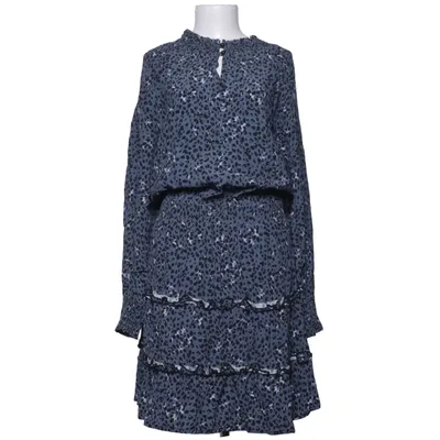 Robe longue (Bleu, Noir, Gris) de Veronica Virta Élasthane, Polyester, Viscose