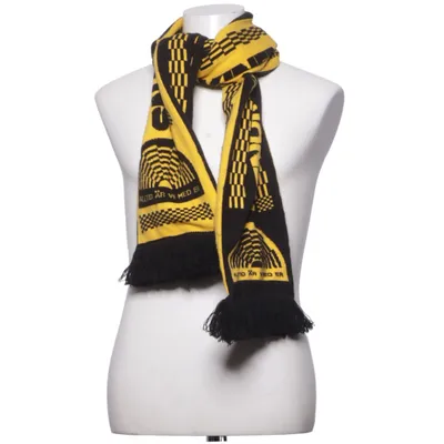 Halsduk (Gul, Svart) från AIK Akryl, Elastan