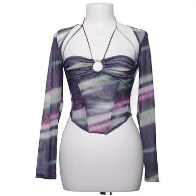 Bustier (Ariana Mesh Corset Top) från Fashion Nova Elastan, Polyester