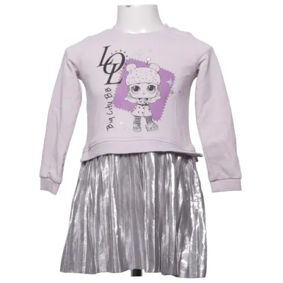 Robe (Gris, Argent) de L.O.L. Surprise! Coton, Polyester recyclé