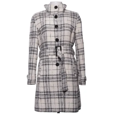 Jas (Wit, Grijs) van Collection Debenhams Polyamide, Polyester, Wol