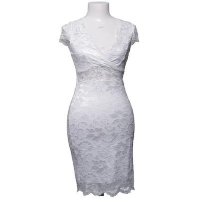Dress (White) from Model Behaviour Elastane, Polyamide, Polyester