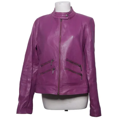Leren jack (Lila) van Estelle Leer, Polyester
