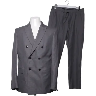 Jakkesæt (Grå) fra Moss London Polyester, Viscose