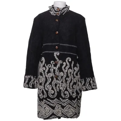 Coat (Gray, White, Multicolored)