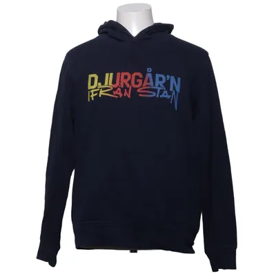 Huvtröja (Blå, Flerfärgad) från Djurgårdens IF Ekologisk bomull, Återvunnen polyester