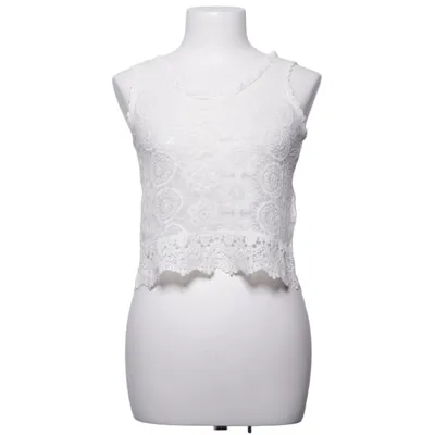 Top (Wit) van Divided by H&M Katoen, Polyamide