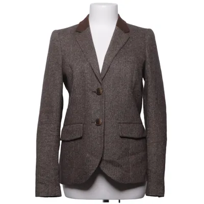 Blazer (Brown) from Lexington Company Acetate, Elastane, Polyamide, Polyester, Silk, Suede, Viscose, Wool