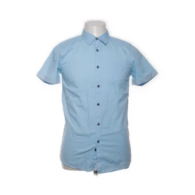 Chemise à manches courtes (Bleu, Blanc) de Indigo Coton
