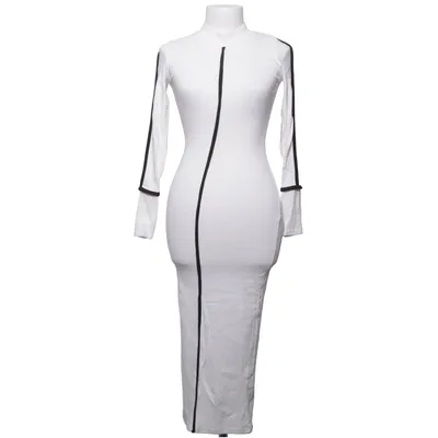 Maxi jurk (Wit, Zwart) van Missy Empire