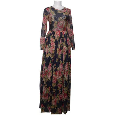 Maxi dress (Blue, Multicolored) from Indiska Elastane, Polyester