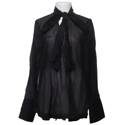 Knytblus (Svart) från H&M Modern Classic Lyocell, Polyester