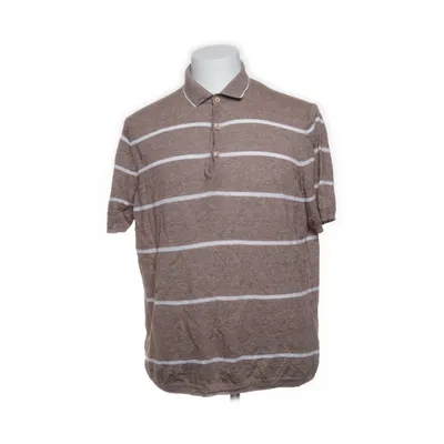 Pikétröja (Brun, Vit) från Heritage Bomull, Linne