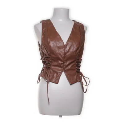 Väst (Brun) från Shein Polyester, Polyuretan