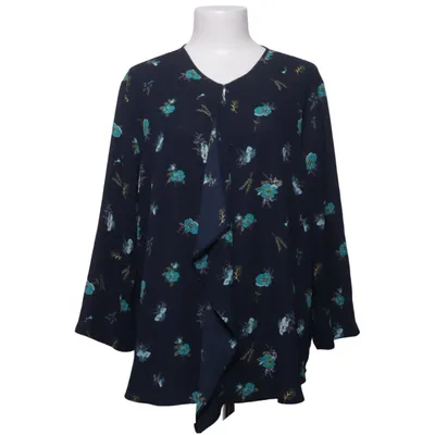 Blouse (Blue, Multicolored) from Van Heusen Polyester
