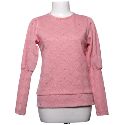 Langarmshirt (Rot, Weiß) von Savida Elasthan, Polyester