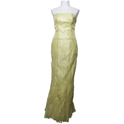 Robe de soirée (Jaune) de Angie Acétate, Fibre métallique, Polyamide