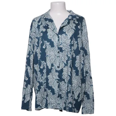 Blouse (Bleu, Blanc) de Calida Coton, Modal, Tencel
