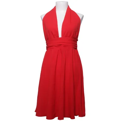 Halterneck dress (Red) from Shein Polyester