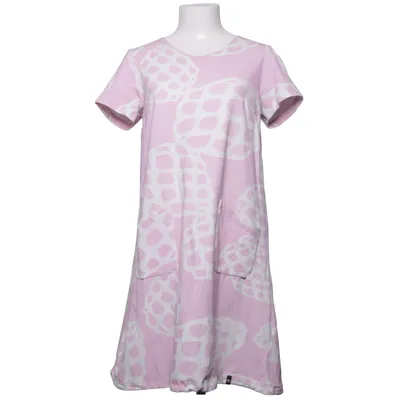 Klänning (Rosa, Vit) från Klo Design Elastan, Ekologisk bomull