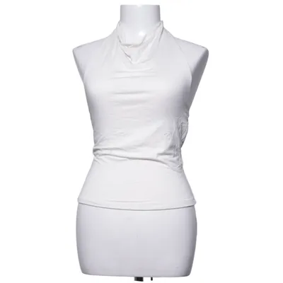 Haut dos-nu (Blanc) de Gina Tricot Élasthane, Viscose