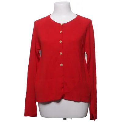 Cardigan (Red) from Stenströms Merino wool