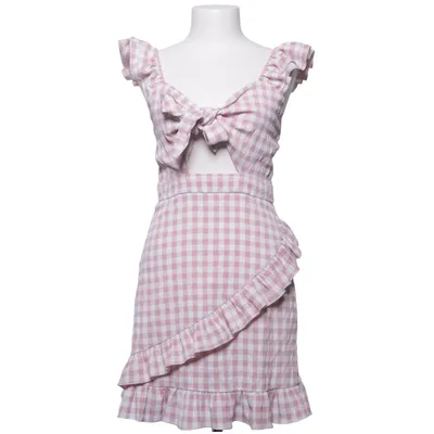 Kjole (Pink, Hvid) fra Mable Elastan, Polyester