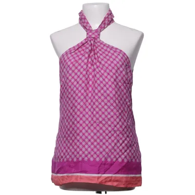 Halternecktopp (Lila, Rosa, Vit) från Banana Republic Polyester, Silke