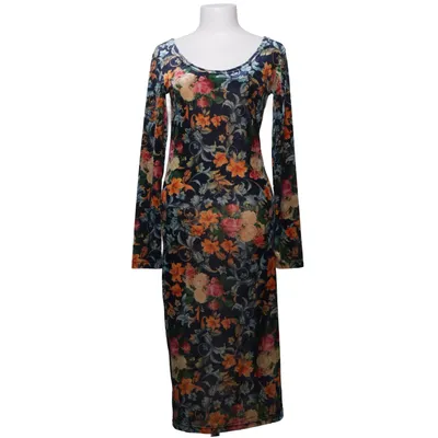 Dress (Blue, Multicolored) from HUNKØN Elastane, Polyester