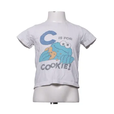 T-shirt (Blanc, Bleu) de Sesame Street Coton