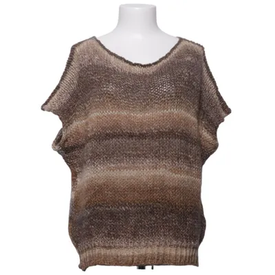 Pull sans manches (Marron, Beige, Gris) de Le Streghe Acrylique, Nylon, Laine