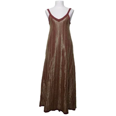 Maxikjole (Guld, Rød) fra Zara Knit