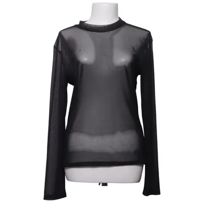 Top (Ls T-Neck Mesh Top Noos) van Pieces Gerecycled polyester