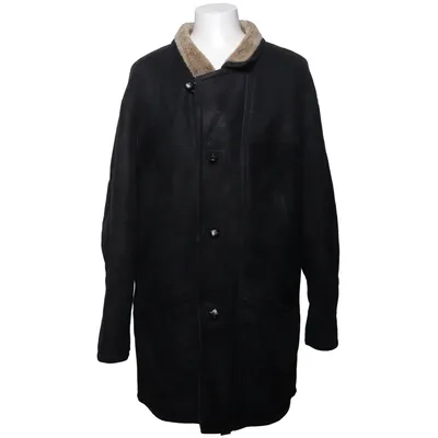 Shearling Jacke (Schwarz) von Giorgio Redaelli Merinowolle