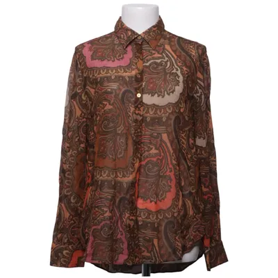 Chemise (Marron, Rose, Multicolore) de Massimo Dutti Viscose
