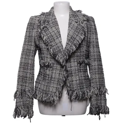Blazer (Black, White) from Claude Zana Acrylic, Polyester