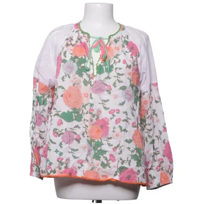 Bluse (Hvid, Pink, Flerfarvet) fra Place du Soleil Bomuld