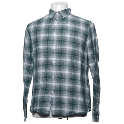 Flanellskjorta (Grön, Vit) från Knowledge Cotton Apparel Bomull, Linne