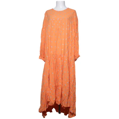 Långklänning (Orange, Silverfärgad) från Black Colour Viskos