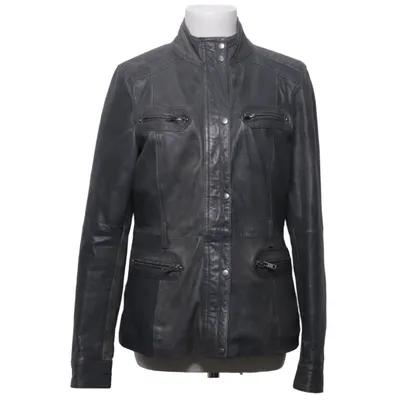 Leather jacket (Gray) from Clements Ribeiro Leather, Polyester