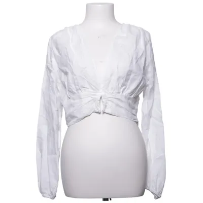 Slå-om bluse (Hvid) fra Zara