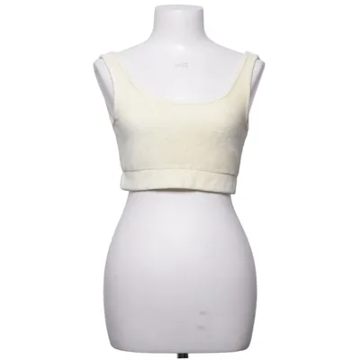 Crop top (Gul) från Gina Tricot Bomull, Polyester