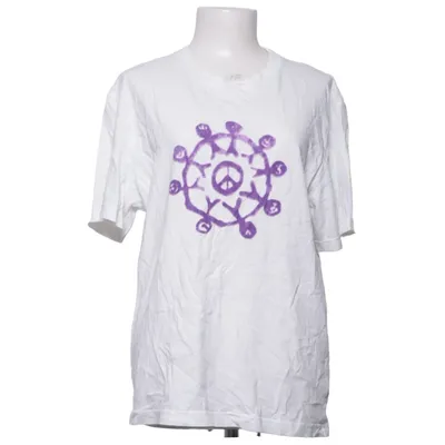 T-shirt (White, Purple) from Carne Bollente Organic cotton
