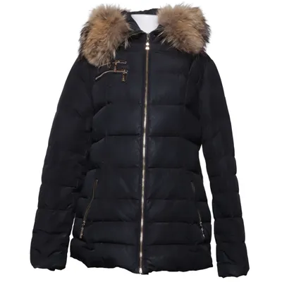 Donsjack (Zwart) van Hollies Katoen, Dons, Veer, Polyester