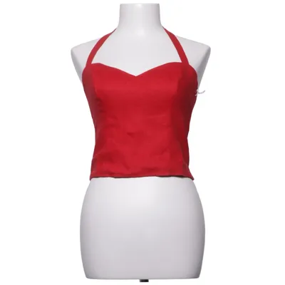 Haltertop (Rood) van Reformation Linnen