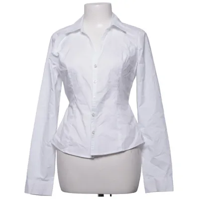 Hemd (Weiß) von Hollister Baumwolle, Elasthan, Polyester