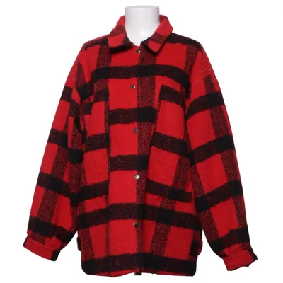 Överskjorta (Röd, Svart) från Missguided Polyester, Ull