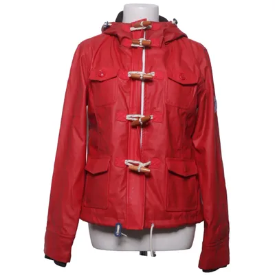 Rain jacket (Red) from Tindra Fashion Wear Polyester, Polyurethane