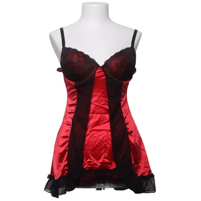 Negligé (Rood, Zwart) van Lilian Elastaan, Polyamide